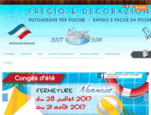 Tablet Screenshot of fregio-piscine.com